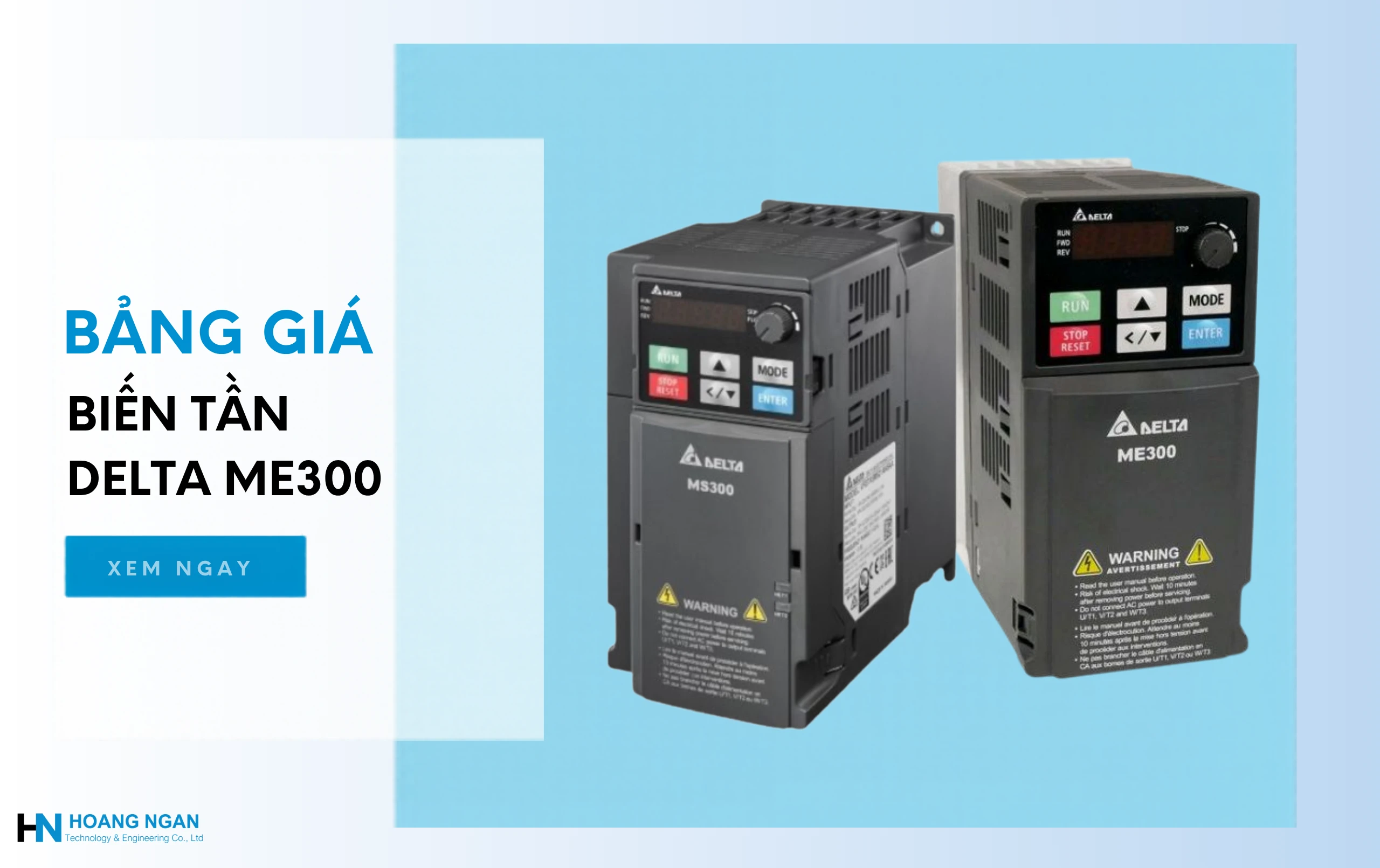 Bảng giá biến tần Delta ME300