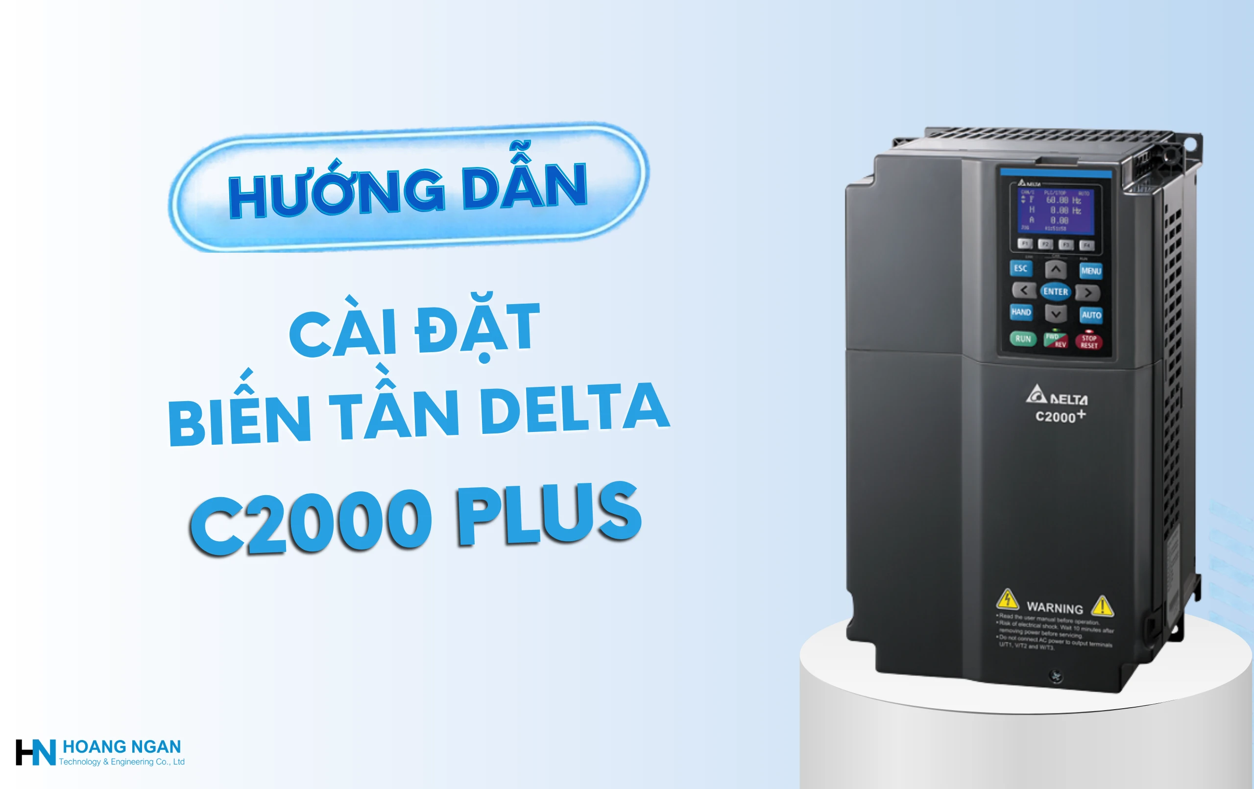 Cài đặt biến tần Delta C2000 Plus