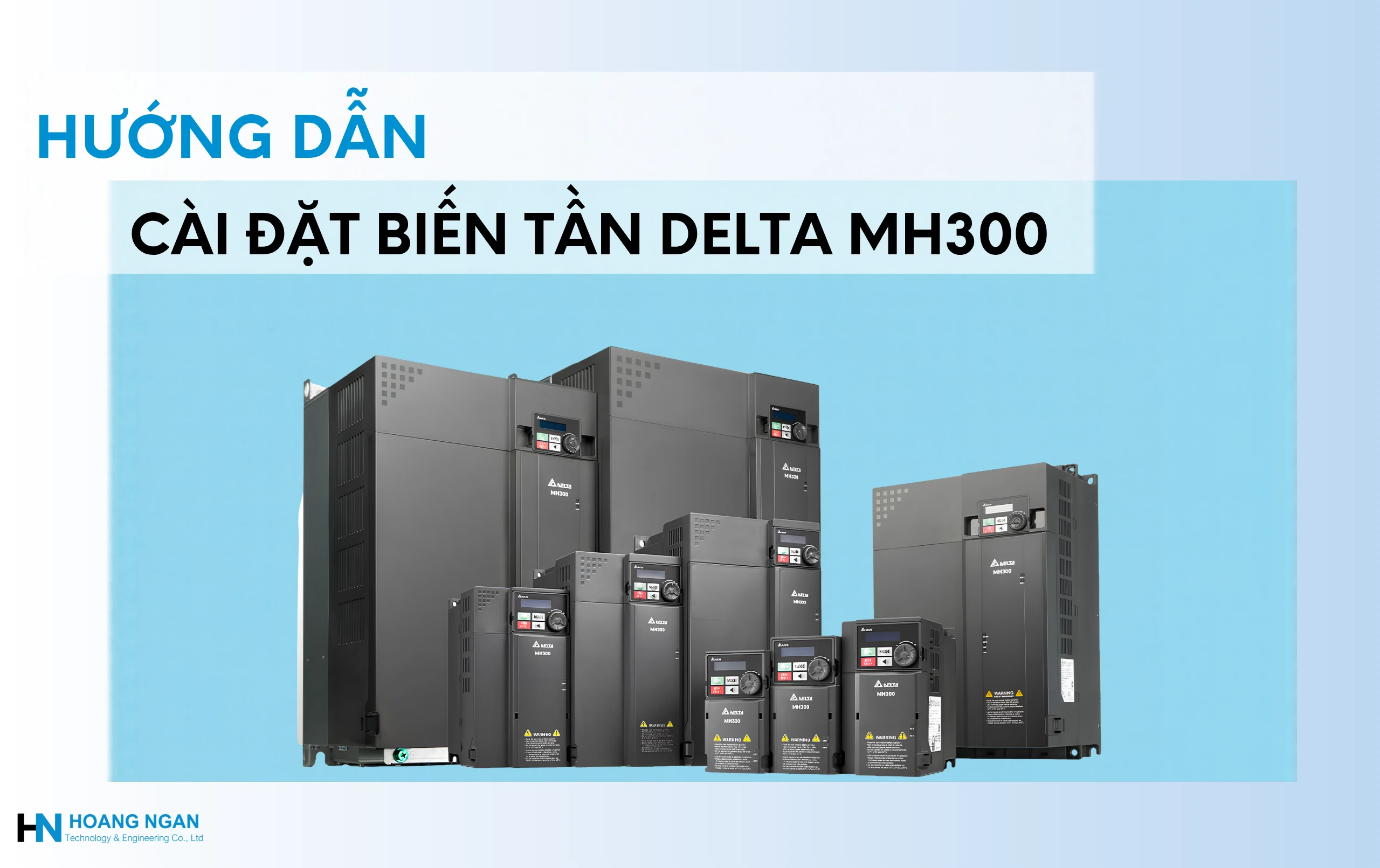 Cài đặt biến tần Delta MH300