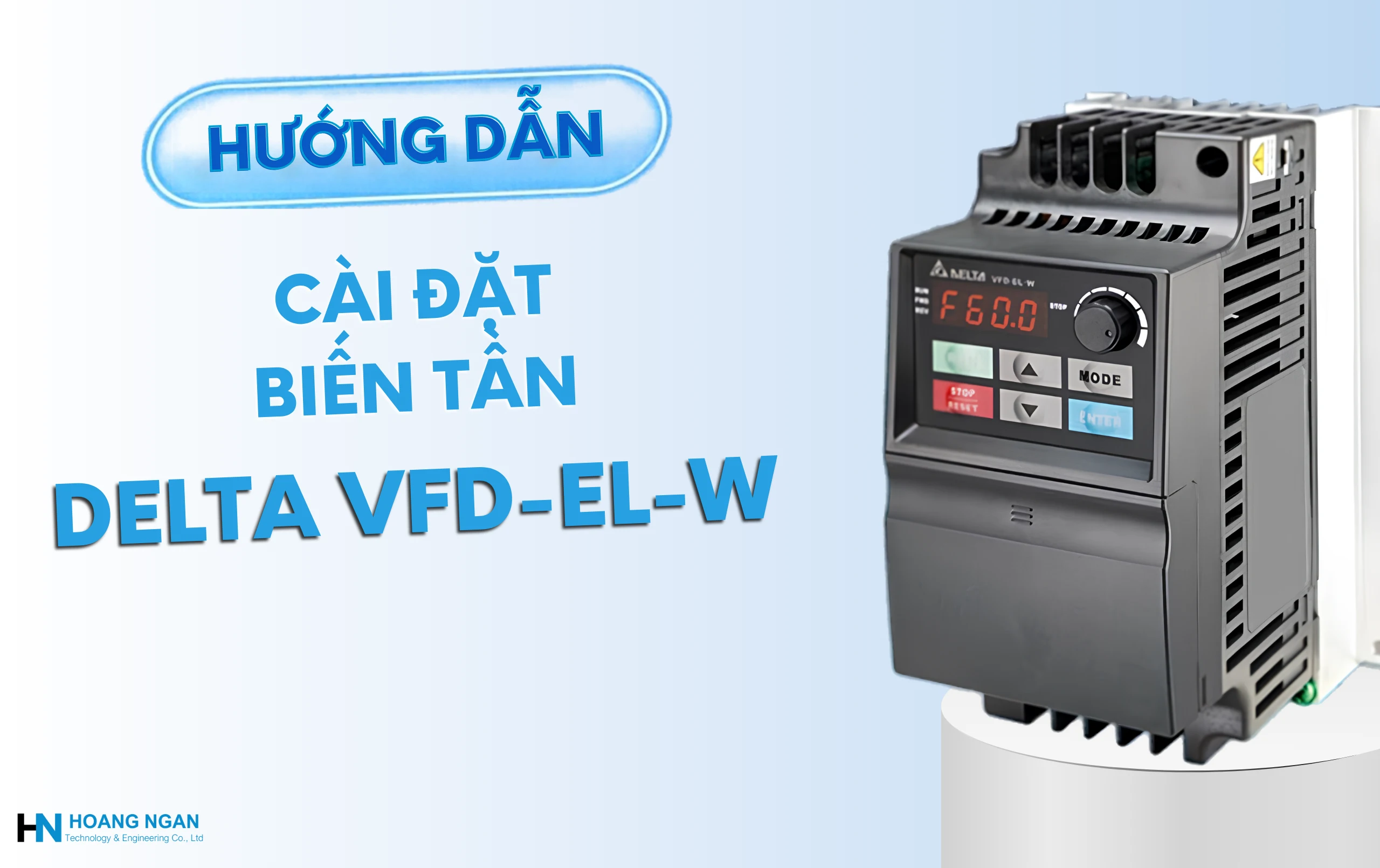 Cài đặt biến tần delta VFD-EL-W