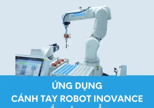 Ứng dụng cánh tay robot Inovance gắp sản phẩm trong công nghiệp